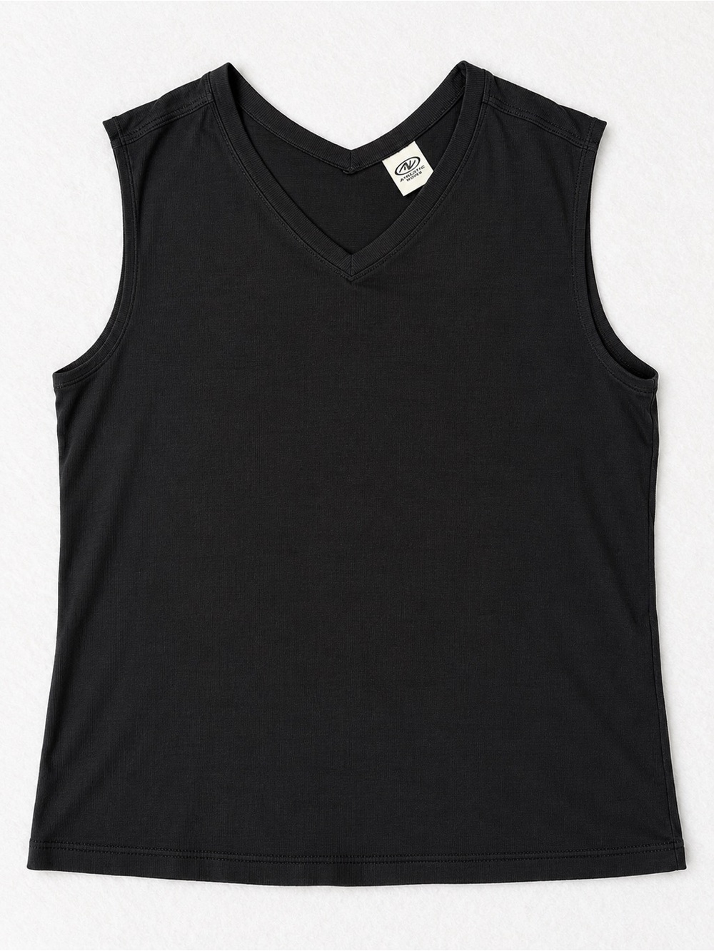 Athletic Works Black V-Neck Tank Top